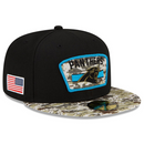 Carolina Panthers NFL Cap Adult New Era Black Fitted Hat