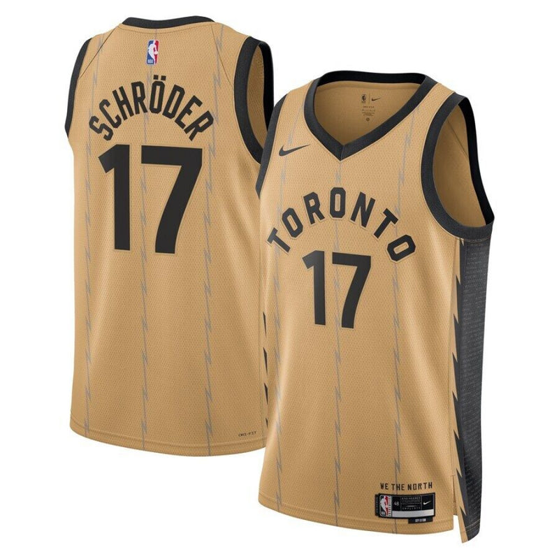 Toronto Raptors Men's Jersey Nike NBA City 23/24 - Schroder 17