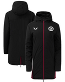 Aston Villa Football Jacket Women's Castore Staff Long Bench Top