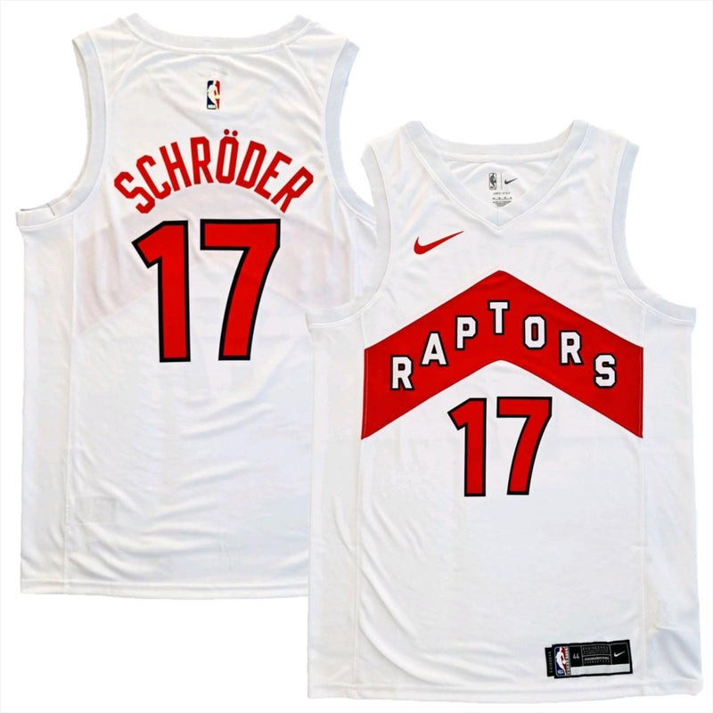 Toronto Raptors NBA Jersey Men's Nike Top - Schroder 17