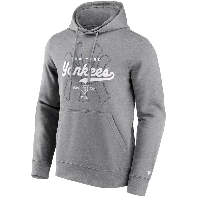 New York Yankees Hoodie Men's MLB Legacy Stitch Graphic Top