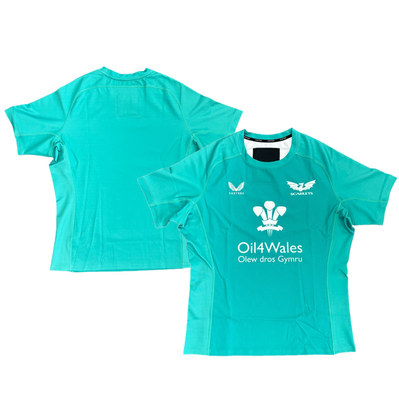 Scarlets Men's Green Jersey Castore Men's Scrummage Shirt