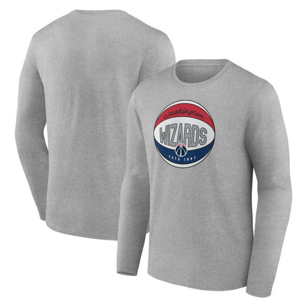 Washington Wizards NBA T-Shirt Men's Hard Colour LS Top