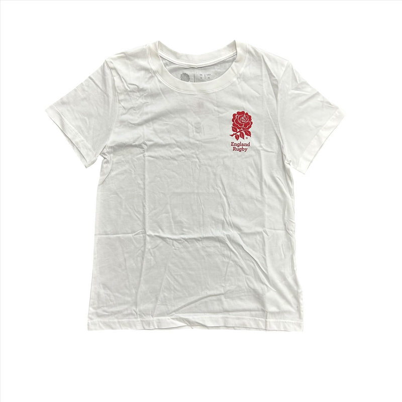 England Rugby Women's T-Shirt Fanatics Small Logo Graphic Top