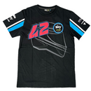 Team Sky T-Shirt VR46 Moto GP Black Pecco 42 Racing Top