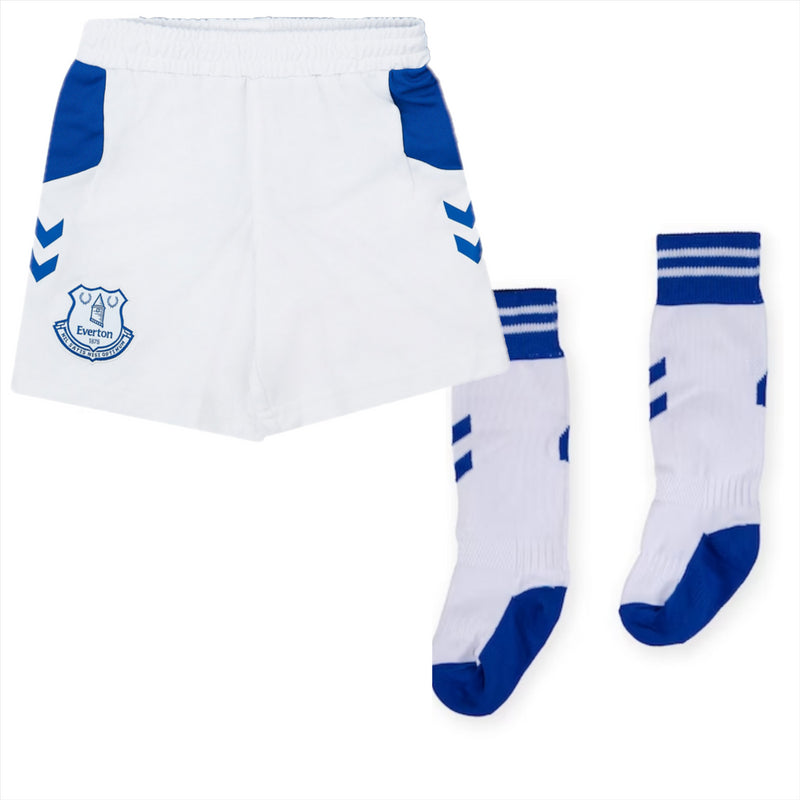 Everton Kid's Football Kit Hummel Mini Short and Socks Set