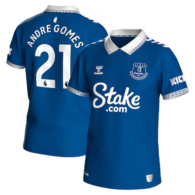 Everton Men's Football Shirt Hummel Home Top - Andre Gomes 21