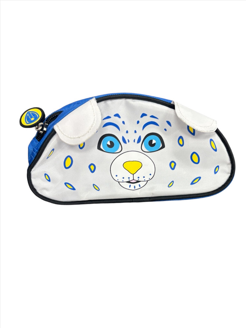 Leeds United Pencil Case Football White/Blue Case