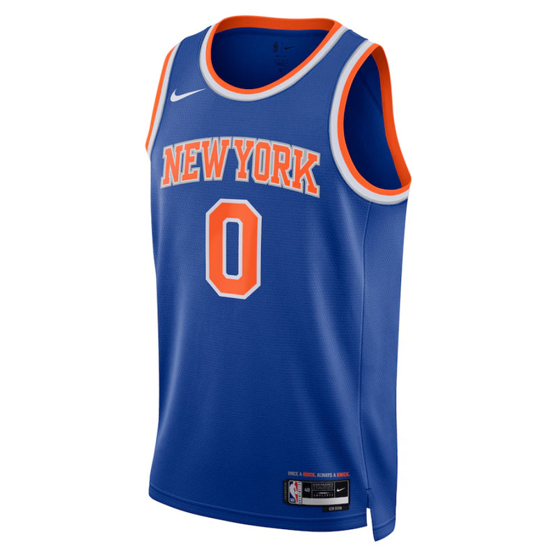 New York Knicks Jersey Men's NBA Nike Icon Jersey - Divincenzo 0