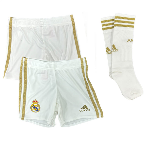 Real Madrid Football Kit Kid's adidas 20/21 Home Shorts & Socks
