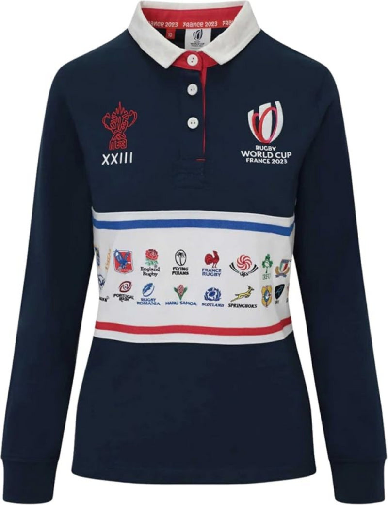 Rugby World Cup 2023 Shirt Women's XXIII 20 Unions Stripe Jersey