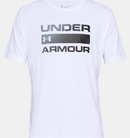 Under Armour Men's T-Shirt White Wordmark Top