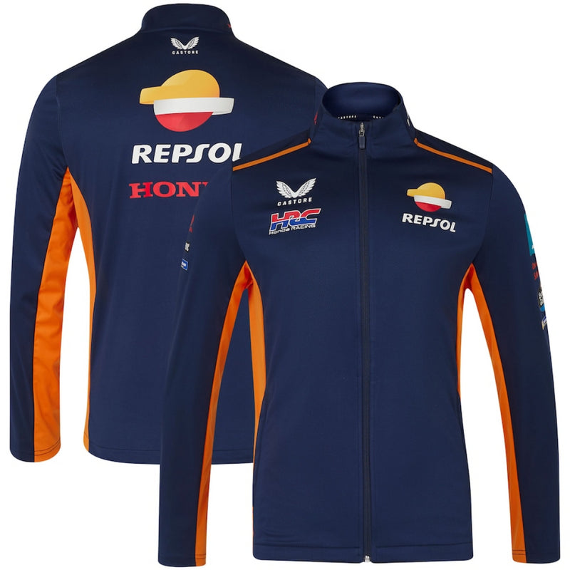 Repsol Team Honda Racing Jacket Men's Castore Moto GP Softshell