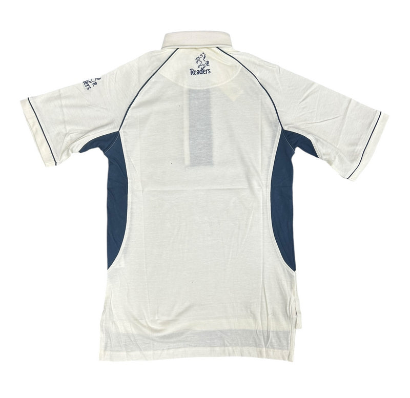Readers Men's Cricket Shirt Premier Whites S/S Polo Shirt Top