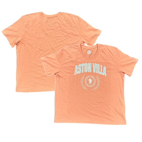 Aston Villa Women's T-Shirt Football Hometown Logo Graphic Top