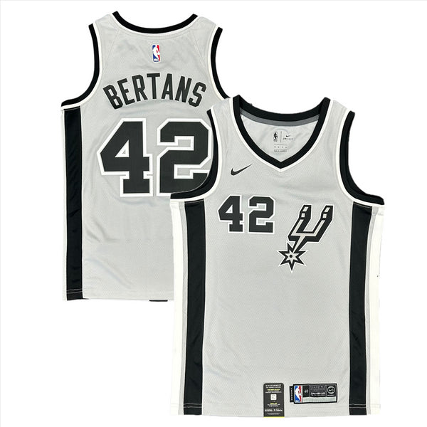 San Antonio Spurs Jersey Men's NBA Nike Statement Top - Bertans