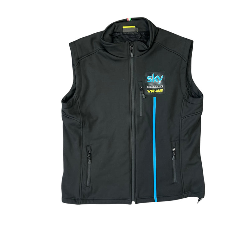 Team Sky Men's Gilet MotoGP Black Racing Jacket Gilet