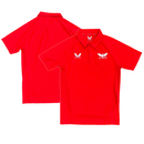 Scarlets Rugby Men's Polo Castore Red Presentatio Polo Shirt