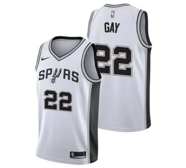 San Antonio Spurs Jersey Kid's NBA Nike Association Top - Gay