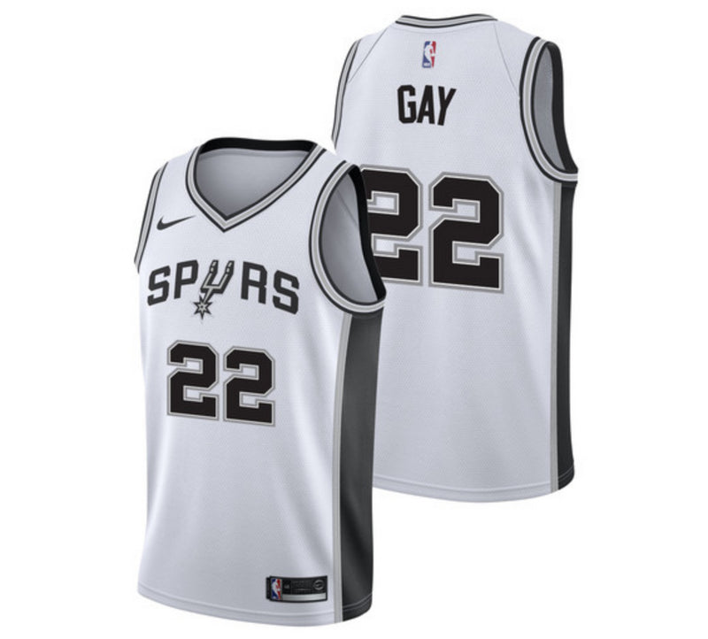 San Antonio Spurs Jersey Kid's NBA Nike Association Top - Gay