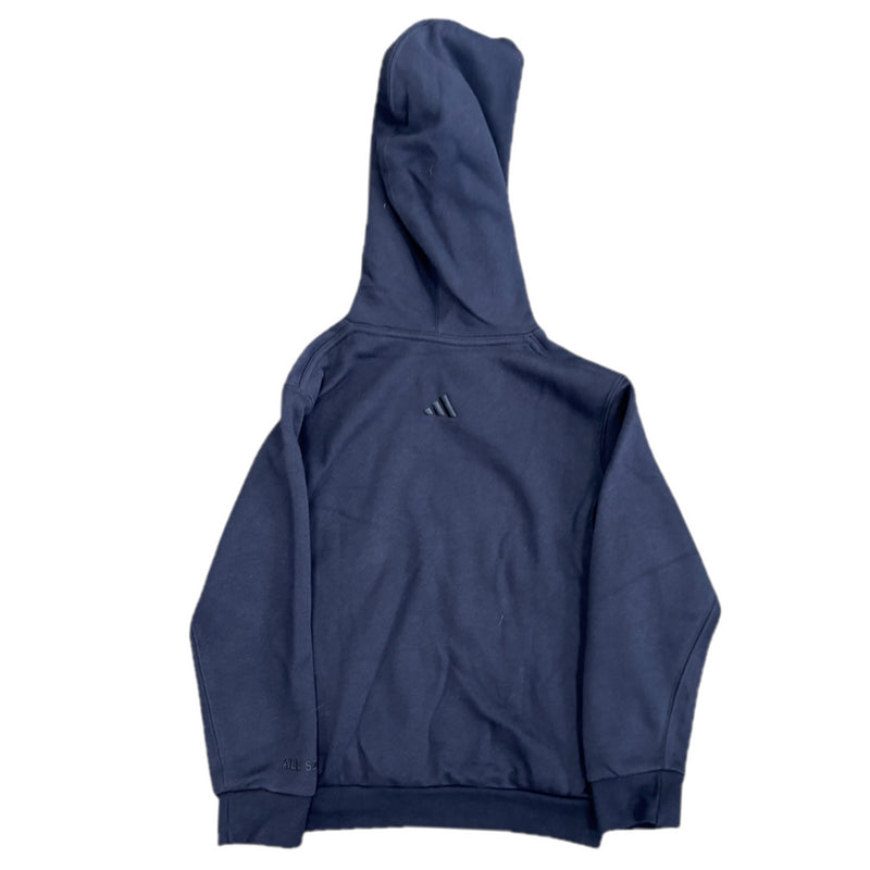 Leeds United Kid's Hoodie adidas Football Navy Hoodie