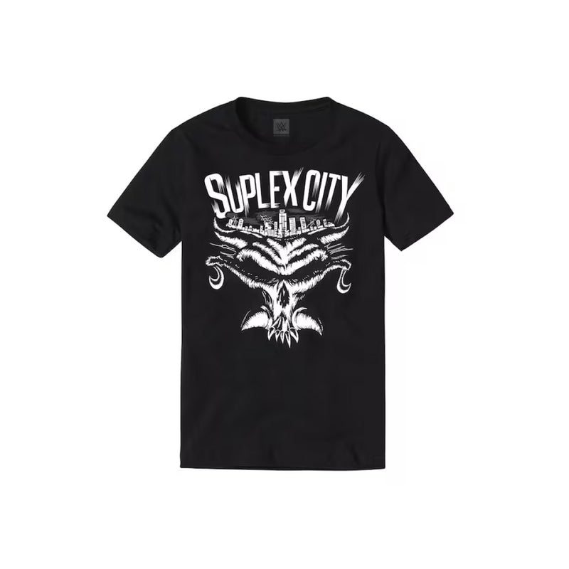 WWE Men's Graphic T-Shirt Suplex City Skyline Top