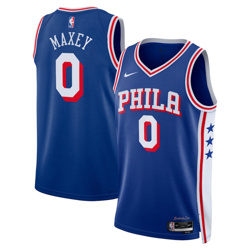 Philadelphia 76ers Kid's Jersey NBA Nike Icon - Maxey