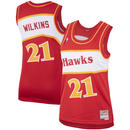 Atlanta Hawks NBA Jersey Women's Mitchell & Ness Top - Wilkins - New