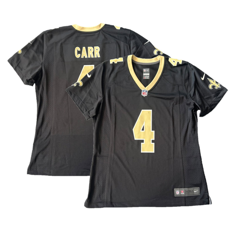 New Orleans Saints Jersey Nike NFL Women's Home Top - Carr 4