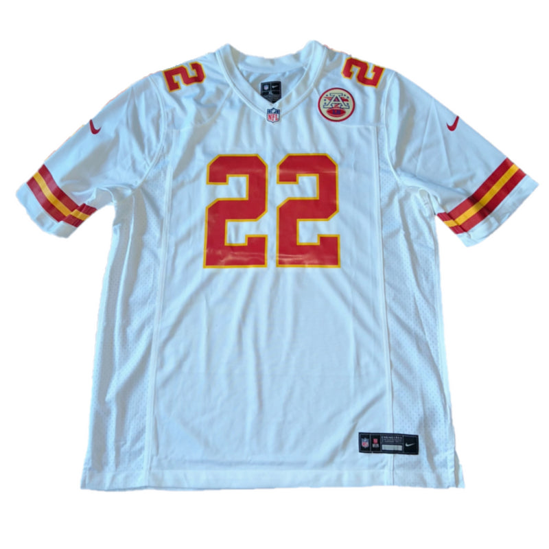 Kansas City Chiefs Jersey Men's Nike NFL Road Top - McDuffie 22