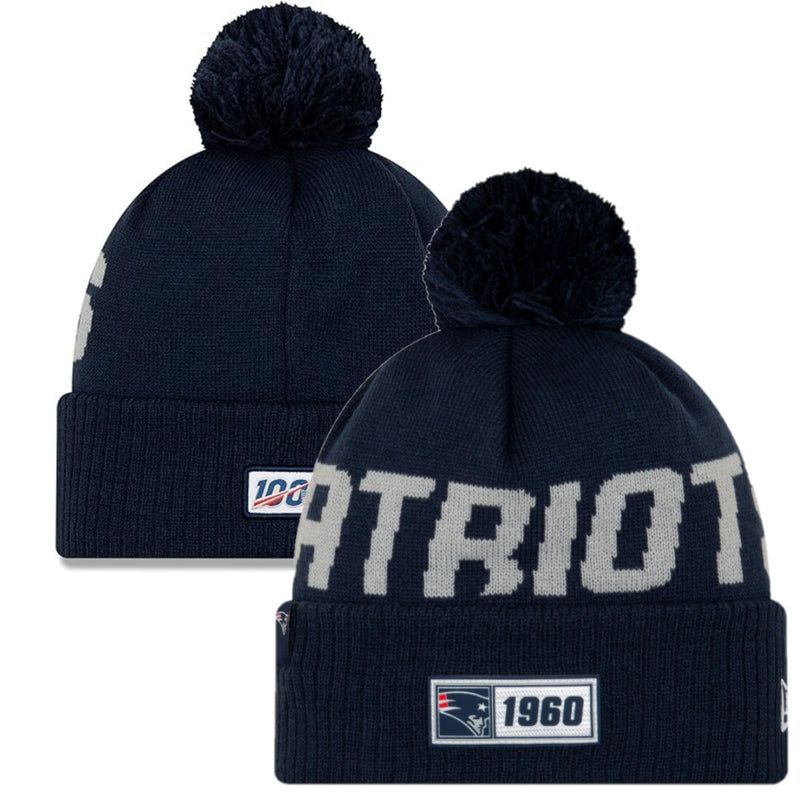 New England Patriots Beanie New Era NFL Adult Sideline Hat