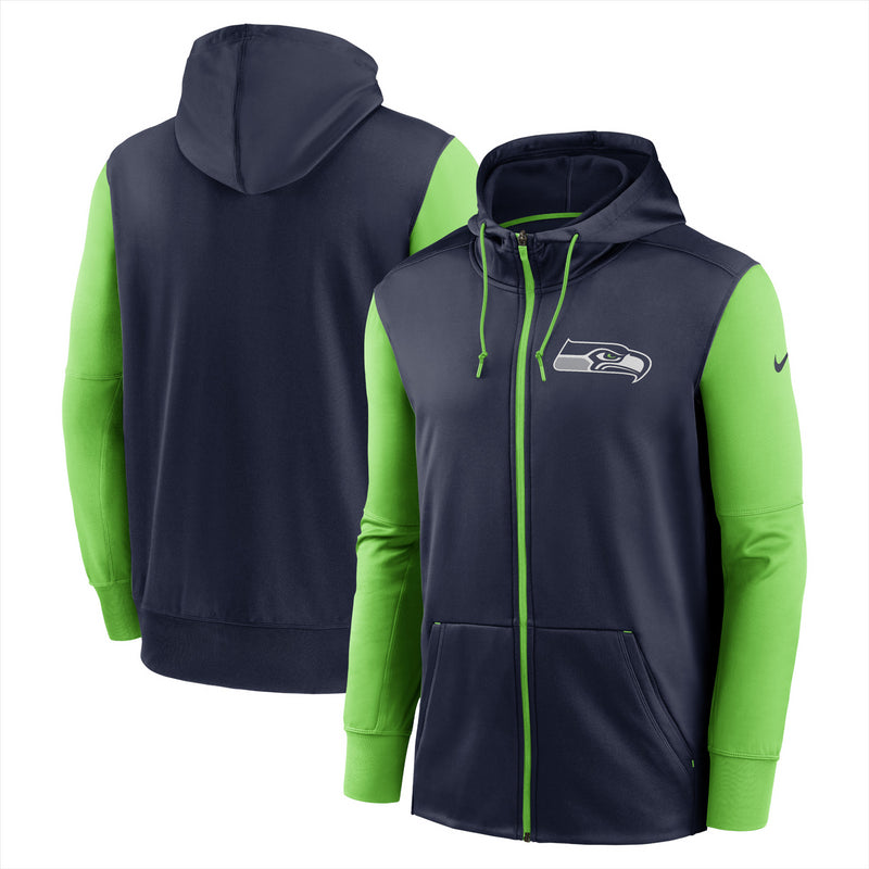 Seattle Seahawks Full Zip Men's Nike NFL Navy Jacket
