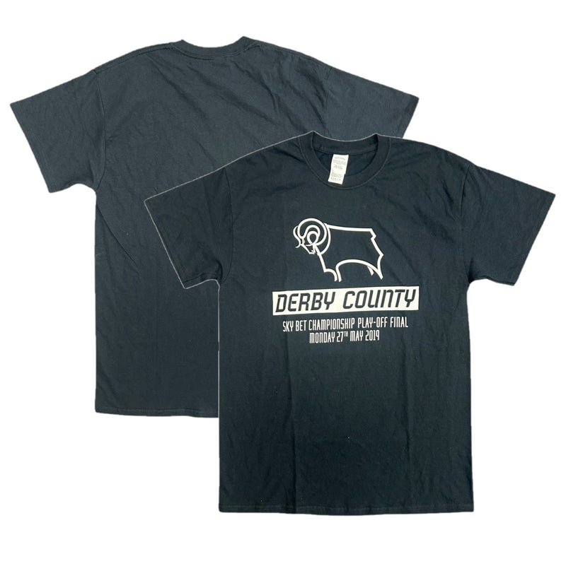 Derby County Men's T-Shirt Football Play Off Final Graphic Top