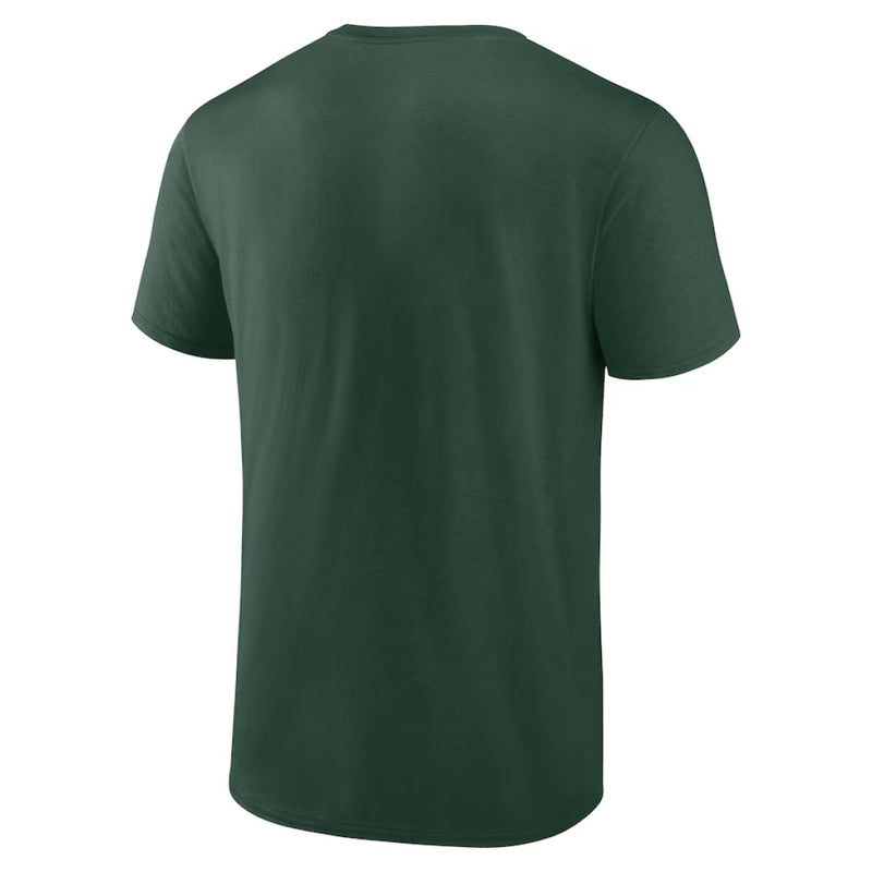 Green Bay Packers T-Shirt Men's NFL Hot route Green Top