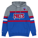 New Jersey Nets Hoodie Men's NBA Mitchell & Ness Hoodie