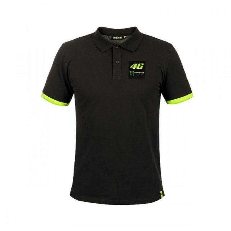 Valentino Rossi Men's Polo MotoGP Monster Dual Grey Polo Shirt