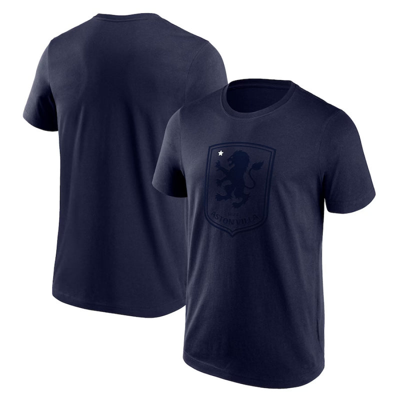 Aston Villa Women's T-Shirt Football Blue Detail Graphic Top