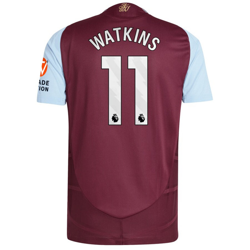 Aston Villa Football Shirt Men's adidas Home Pro Top - Watkins