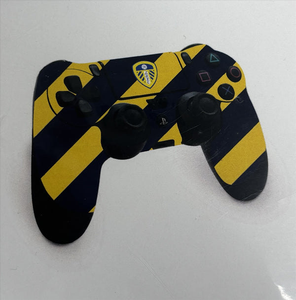 Leeds United Ps4 Skin Football Yellow/Blue  Controller Skin