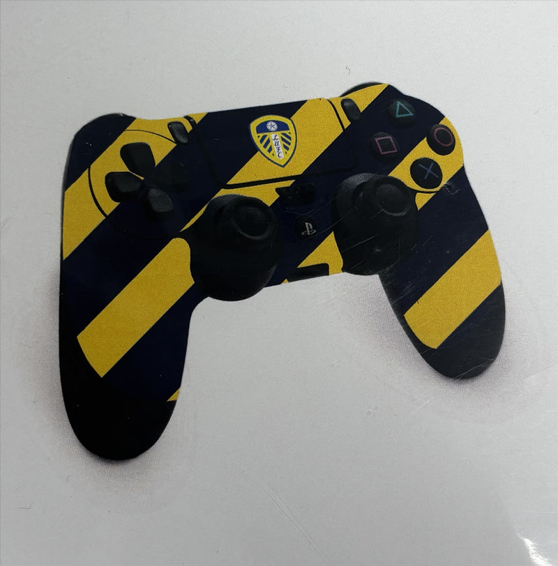 Leeds United Ps4 Skin Football Yellow/Blue  Controller Skin