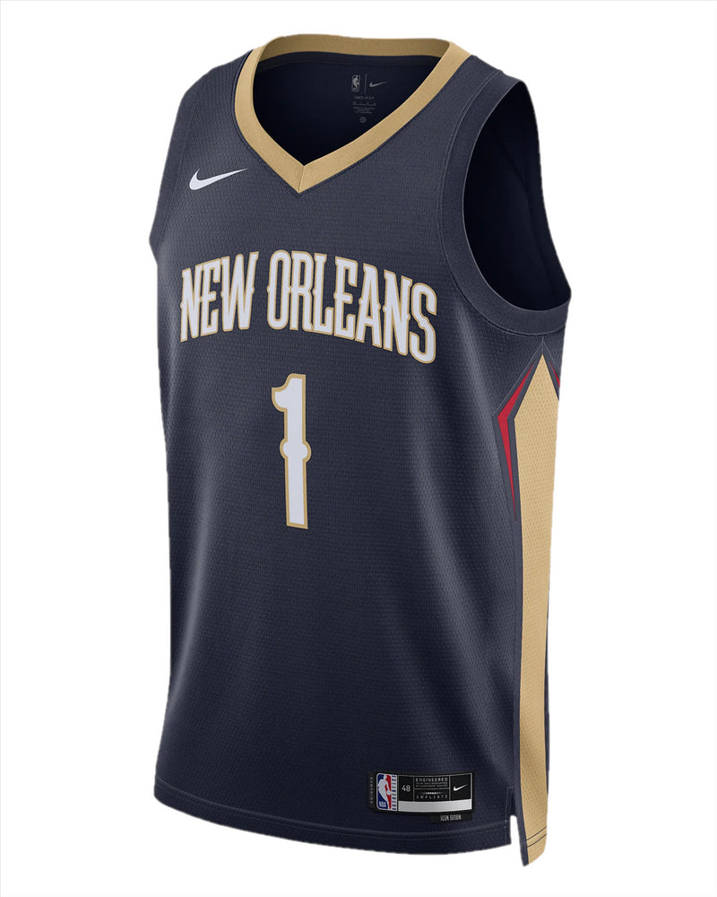 New Orleans Pelicans Jersey Men's NBA Nike Icon - Williamson