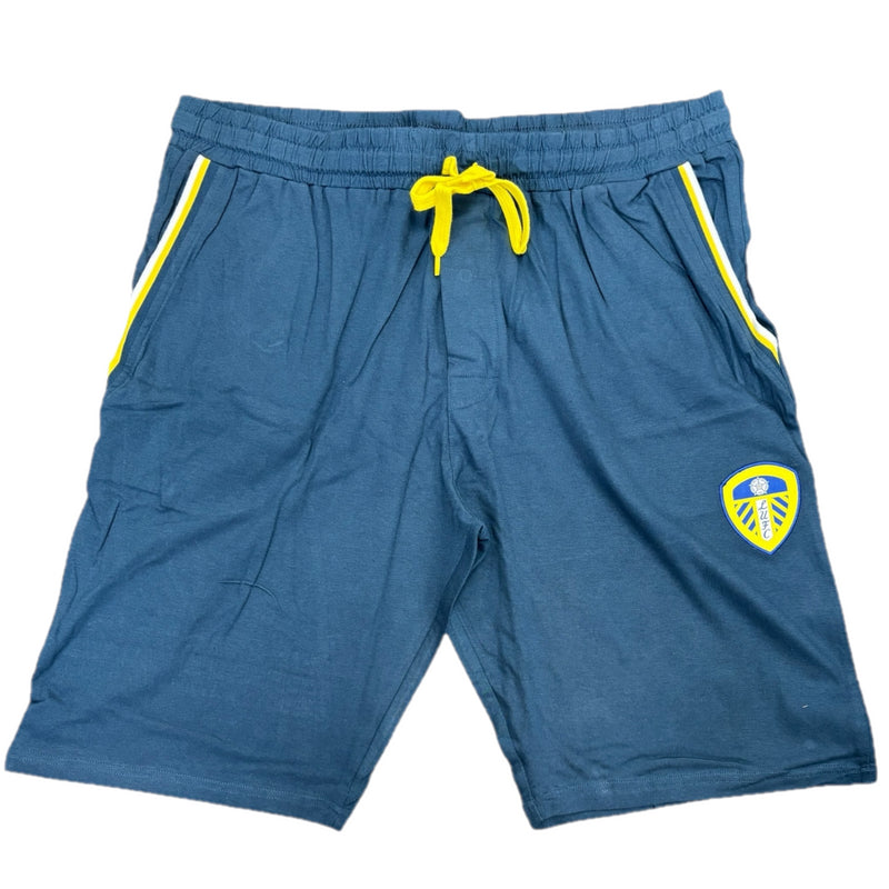 Leeds United Men's Shorts Football Stripe Lounge Shorts