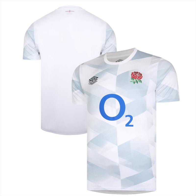 England Rugby Men's Shirt Umbro Warm Up Training Shirt