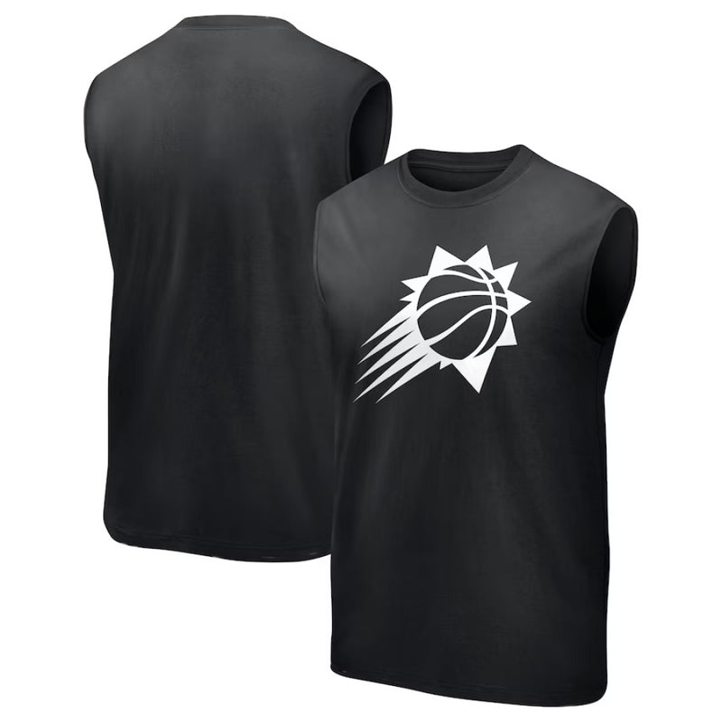 Phoenix Suns Men's Tank NBA Mono Logo Black Tank Top