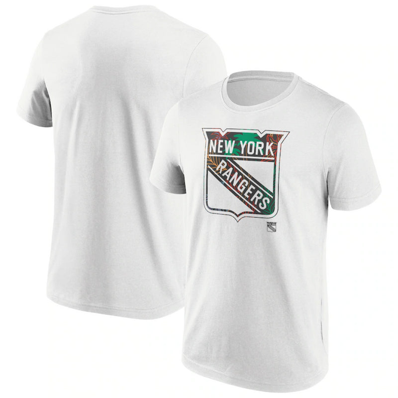 New York Rangers T-Shirt Men's NHL Summer Beach 1 Top