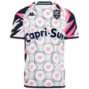 Stade Francais Rugby Shirt Kid's Kappa White Away Jersey