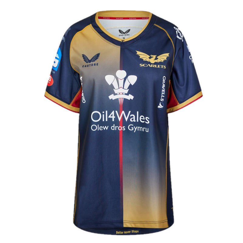 Scarlets Men's Rugby Shirt Castore 2022/23 Away Jersey