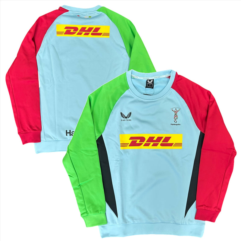 Harlequins Rugby Men's Sweatshirt Castore Pro Players Sweatshirt