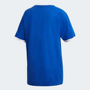 adidas Originals Women's T-Shirt Blue 3 Stripes Top