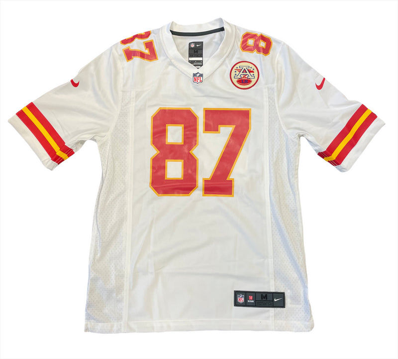 Kansas City Chiefs Jersey Men's Nike NFL Road Top - Kelce 87